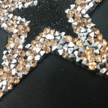 1 buc 8.5 cm Stele Patch-uri de remediere rapidă stras trim fier pe pietre de Cristal motive aplicatiile pentru copii haine pentru femei patch