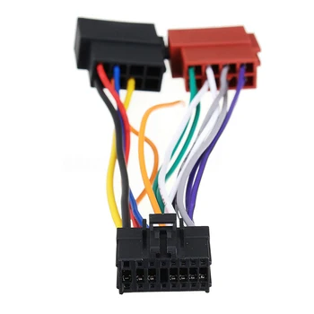 1 Buc Mașină de Cablaj Adaptor Pentru Kenwood / JVC Auto Radio Stereo Standard ISO Conector Adaptor 16 Pini Cablu Plug-Play