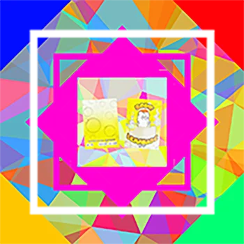 100buc Blocare Zip Pungi de 7x10 CM Desene animate Saci Mylar 1g 2g Personalizate Imprimate Geanta Cu Fereastra Clar Franța Mic cu Fermoar Pochon