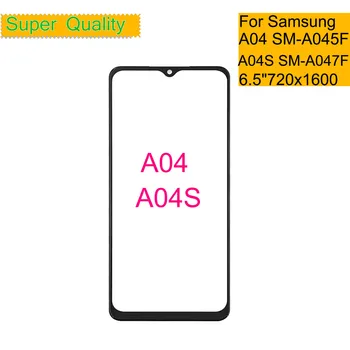 10buc/Lot Pentru Samsung Galaxy A04 A045 Touch Screen Geam Frontal Panoul LCD Lentile Exterioare A04S A047 Față de Sticlă Cu Adeziv OCA