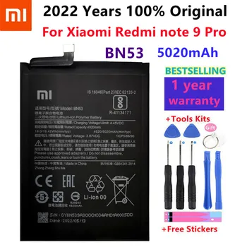 2022 Original Xiao Mi BN53 BN54 BN55 Bateria Telefonului Pentru Xiaomi Redmi nota 9 Pro 9S 10X 4G 5G Înlocuirea Bateriilor Bateria