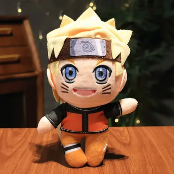 21-30cm Naruto Anime Jucării de Pluș Uzumaki Naruto, Sasuke, Kakashi Gaara Uchiha Itachi Figura Păpuși de Pluș Pandantiv Copii Cadouri