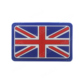 3D PVC Anglia Flag Patch marea BRITANIE Marea Britanie Militare Patch-uri Tactice Insigne de Luptă Cauciuc Patch-uri Pentru Îmbrăcăminte Rucsac