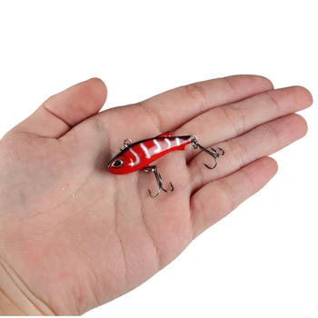 4g 4cm VIB Momeală de Pescuit de Metal Înalte Cârlige Scufundarea VIB Momeala Momeli de Pescuit de Iarnă Mini 3D Realiste Ochii Pescuit