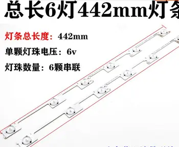 50Pieces/lot nou original de iluminare LED bar de striptease pentru KONKA KDL48JT618A/ KDL48SS618U 35018539 6 LED-uri(6V) 442mm