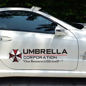 68*15 cm de Styling Auto Autocolant de Culoare Umbrella Masina Ușa Laterală a Corpului Autocolant de Decorare Rece Decal Autocolante Auto