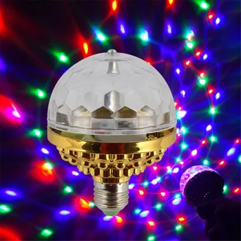 6W Rotație Cristal Magic Ball RGB LED Lumina de Scena Etapa LED Bec Colorat Petrecere Disco Efect Lampa Decor de Crăciun