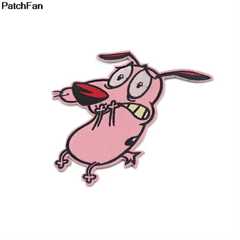 A3168 Câine De Desene Animate De Fier Pe Patch-Uri De Haine Diy Aplicatii Brodate Coase Pe Patch-Uri De Material Insigna De Îmbrăcăminte Mozaic