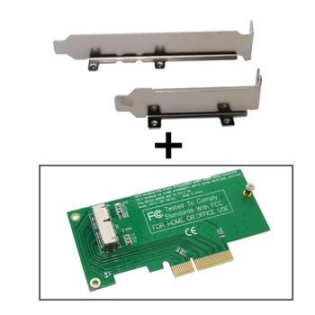 Adaptor Riser Card PCI Express PCIE, PCI-E X4 pentru Apple 2013 pentru MacBook Air A1465 A1466 Mac Pro MD878 ME253 M. 2 SSD