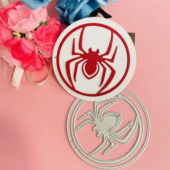 Cerc rotund cu spider decor mor de Tăiere de Metal Moare DIY Hârtie Album Carduri de Relief Ambarcațiunile de Tăiat Mor de artizanat lucrate manual