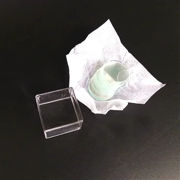 Cercul Microscop lamelă de acoperire de Unică folosință Rotund Coverglass Pentru Creșterea Capac de sticlă de 6mm 8mm 10mm 12mm 14mm 16mm 18mm 24mm 100buc