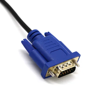 Compatibil HDMI la VGA 1080p cablu de conversie HDMI-compatibil connecr HDMI 1.8 m versiunea 1.4