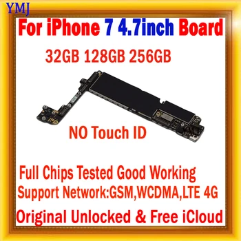 Cu Amprente Pentru iPhone 7 Placa de baza Nu Cont ID Placa de baza GSM, WCDMA, LTE 4G Logica Bord Cu / Fara butonul home Placa
