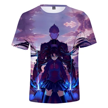 De Vânzare la cald Anime Fate Stay Night Bărbați/femei Cool 3D Imprimate T-shirt Stil Casual Tricouri Unisex Streetwear Topuri