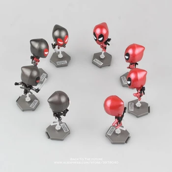 Disney Marvel X-men Deadpool 8pcs/set 6cm Figura de Acțiune Anime Mini Decor din PVC Colecție de Figurine model de Jucărie pentru copii