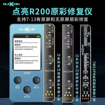 DLZXWIN R200 Adevărat Ton de Reparare Aparat Pentru iPhone 13mini 13 12mini 12 12Pro Max Ori LCD Copie Originală de Afișare Culoare Recuperare