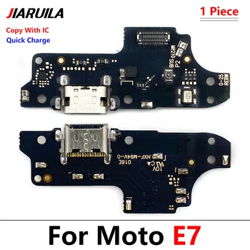 E6 Plus Portul de Încărcare Conector Bord Cu Deplină IC Flex Cablu Pentru Moto E7 Plus Un Macro O Fuziune Unul Hiper USB Port de Încărcare