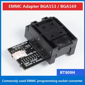 EMMC Adaptor BGA153 BGA169 ardere scaun RT-BGA169-01 V2.5 Soclu 5Pcs Matrice Pentru RT809H Programator Universal TV Mobil, Masina