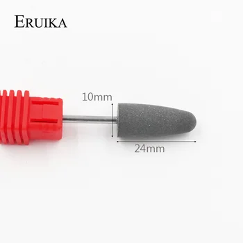 ERUIKA 4buc/set 10*24mm Cauciuc Silicon Unghii Exerciții Cap Mare Cam Unghiilor Tampon Mills pentru Manichiura Pedichiura Cuticula Curat Instrumente