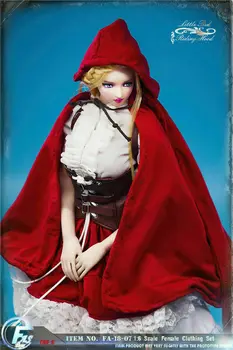FASToys 1/6 Scufița Roșie Gothic Lolita Haine De Sex Feminin Figura Set Jucarii