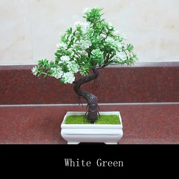 Ghiveci pentru Bonsai Plante Artificiale Fals Copaci Planta Verde/Violet/Portocaliu/Galben/Rosu pentru Acasă de Crăciun Decorare Birou A5740