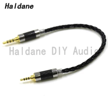 Haldane HIFI 7N Argint Placat cu 2,5 mm TRRS Echilibrat de sex Masculin la 3.5 mm TRRS Echilibrat Audio de sex Masculin Cablu Adaptor 2.5-3.5 Conector DIY