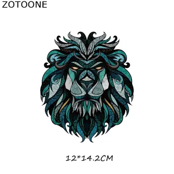 Iron-on Transfer Haine Patch-uri Cool 3D Lion King Autocolante pentru Bluze T-shirt de uz Casnic DIY Decorare Appliqued pentru Tote Cortina