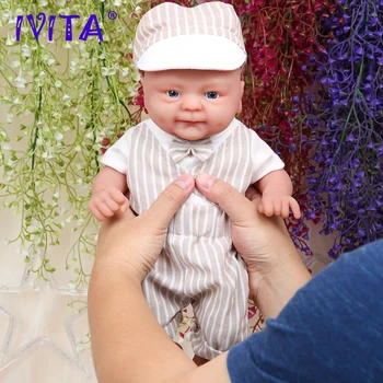 IVITA WB1512 14inch 1.65 kg Corp Plin de Silicon Renăscut Bebe Papusa Coco Moale Păpuși Realiste Copil Băiat DIY Gol Jucarii pentru Copii
