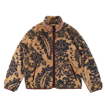 Kapital om de pluș bumbac căptușit jacheta pentru barbati femei în toamna și iarna