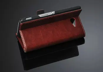 M2 cartelei caz acoperire pentru Sony Xperia M2 s50h D2303 D2305 caz telefon din piele ultra subțire wallet flip cover