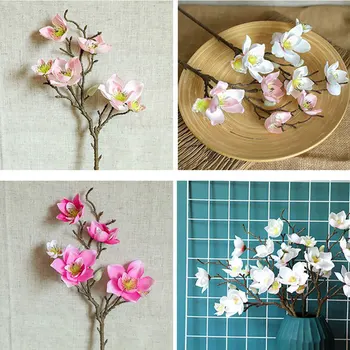 Magnolia Yulan Floricultură Realiste Flori de Simulare de Phalaenopsis