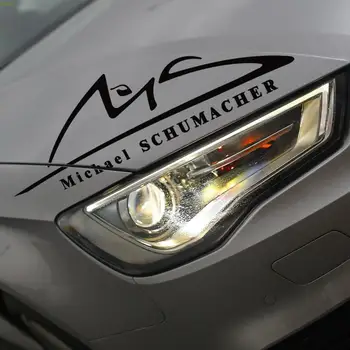 Michael SCHUMACHER Semnătura Autocolant Pe Masina Pentru Peugeot 307,Opel astra h,Mercedes w204,Bmw e92,Citroen c3,Bmw g30