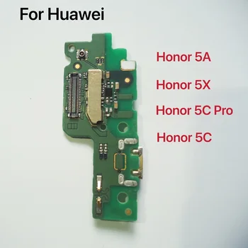 Microfon nou Modul+USB Port de Încărcare Bord Flex Conector de Cablu Piese de schimb Pentru Huawei Honor Play 5A, 5C Pro 5X Înlocuire