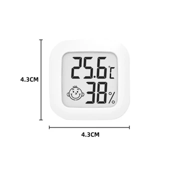 Mini LCD Digital Termometru Higrometru Interior, Temperatură și Umiditate Metru Senzor de Ecartament Statie Meteo Pentru Acasa