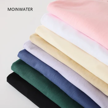 MOINWATER Bumbac tricouri pentru Femei de Moda Imprimate Maneca Scurta Verde Kaki, Tricouri Topuri de Vara MT21048