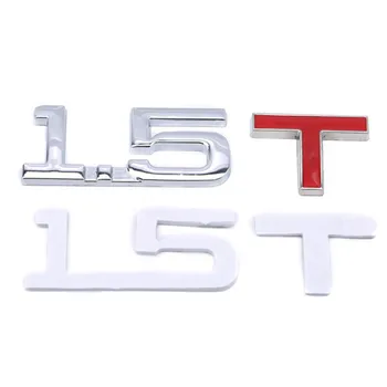 Noua Masina 3D Metal 1.6 T, 1.8 T, 2.0 T, 2.8 T Logo-ul Autocolant Emblema, Insigna Decalcomanii pentru Mazda, KIA, Renault, TOYOTA, BMW, Ford Focus, Masina de Styling