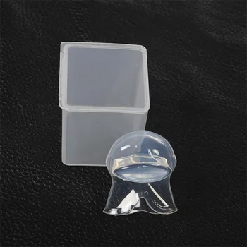 Oral Anti Sforait Dispozitiv Anti Ronquidos Silicon Transparent Limba Acoperi Cu Pătrat Cutie De Plastic Cu Caracter Personal De Îngrijire A Sănătății Somn