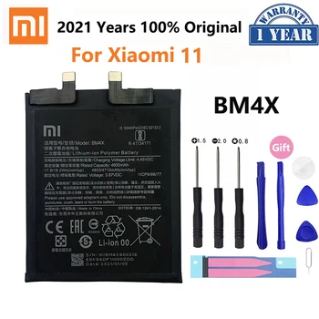 Original Xiao Mi BM4X 4710mAh Bateria Telefonului Pentru Xiaomi 11 Xiaomi11 Mi11 Înlocuirea Bateriilor Bateria