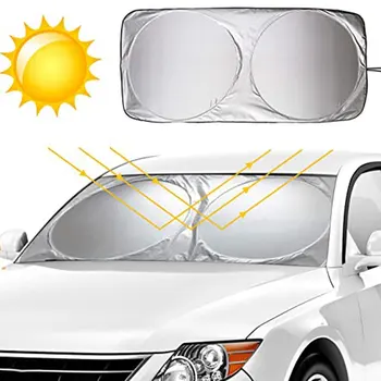 Parbrizul mașinii de Acoperire UV Scut de Protecție solară Capac pentru cele Mai multe, Mașină de Camion SUV Utilitare Vizorul Blochează Razele UV și Protecție Termică