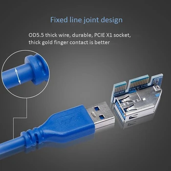 Pci-E USB 3.0 Pc USB pe Panoul Frontal pentru Card de Expansiune Pcie USB Adaptor de 3.5 Inch cu Panou Frontal Suport Pci Express X1 Coloană
