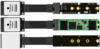 PCIe 4.0 Cablu de Extensie CF expres de tip b La M. 2 NVMe 2280 Cheie-M SSD Card pentru Canon R5 Nikon Z6Z7 XBOX Adaptorul de Card de Stocare