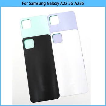 Pentru Samsung Galaxy A22 5G Baterie Capac Spate Usa Spate Pentru Galaxy 22 A226 Panoul de Plastic de Locuințe Caz Adeziv de Înlocuire