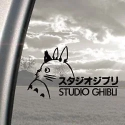 Pentru Studio Ghibli Decal Autocolant negru 20cm x1 Styling Auto