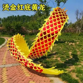 Ruoru 8M 10M Colorate Streamer Dragon Dragon Adult spectacol de Dans Recuzită Panglică Aruncat în aer liber Panglică Costume de Burtă de Dans