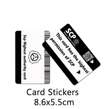 SCP secret fundația Card Autocolante Logo Special Cosplay Acces Clasa CA-2552