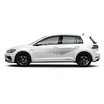 Simplu Autocolant Auto Model Fagure de miere Personalitate Decor Potrivit Pentru Volkswagen Golf POLO Z2CA1007