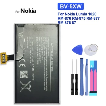 Telefon Acumulator BV-5XW BV-5QW Pentru Nokia Lumia 1020 EOS zoom Lumia1020 930 Martini Tesla Bateria