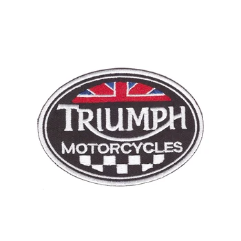 Toată lumea îi place Noul stil de Triumf Motociclete logo-ul Brodate DIY Accesorii Motocicleta Jacheta Biker Vesta Patch-uri
