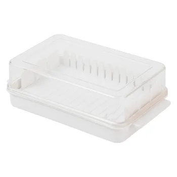 Unt de tăiere cutie unt cutter frigider congelator recipient de stocare de etanșare cu capac unt divizarea box cutie de depozitare