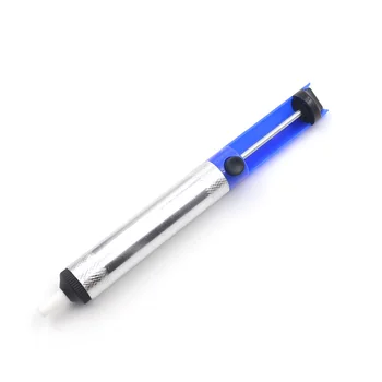 1 BUC Aluminiu Lipire Fraier Dezlipit Pompa Instrument de Stilou Albastru de Ștergere Dispozitiv de Vacuum de Lipit Desolder Pentru Funcția de Puternic